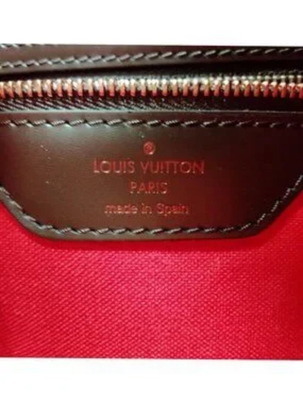 Authentic Louis Vuitton Ava Rivington Damier Ebene Shoulder Bag Luxury Tote - Picture 11 of 16
